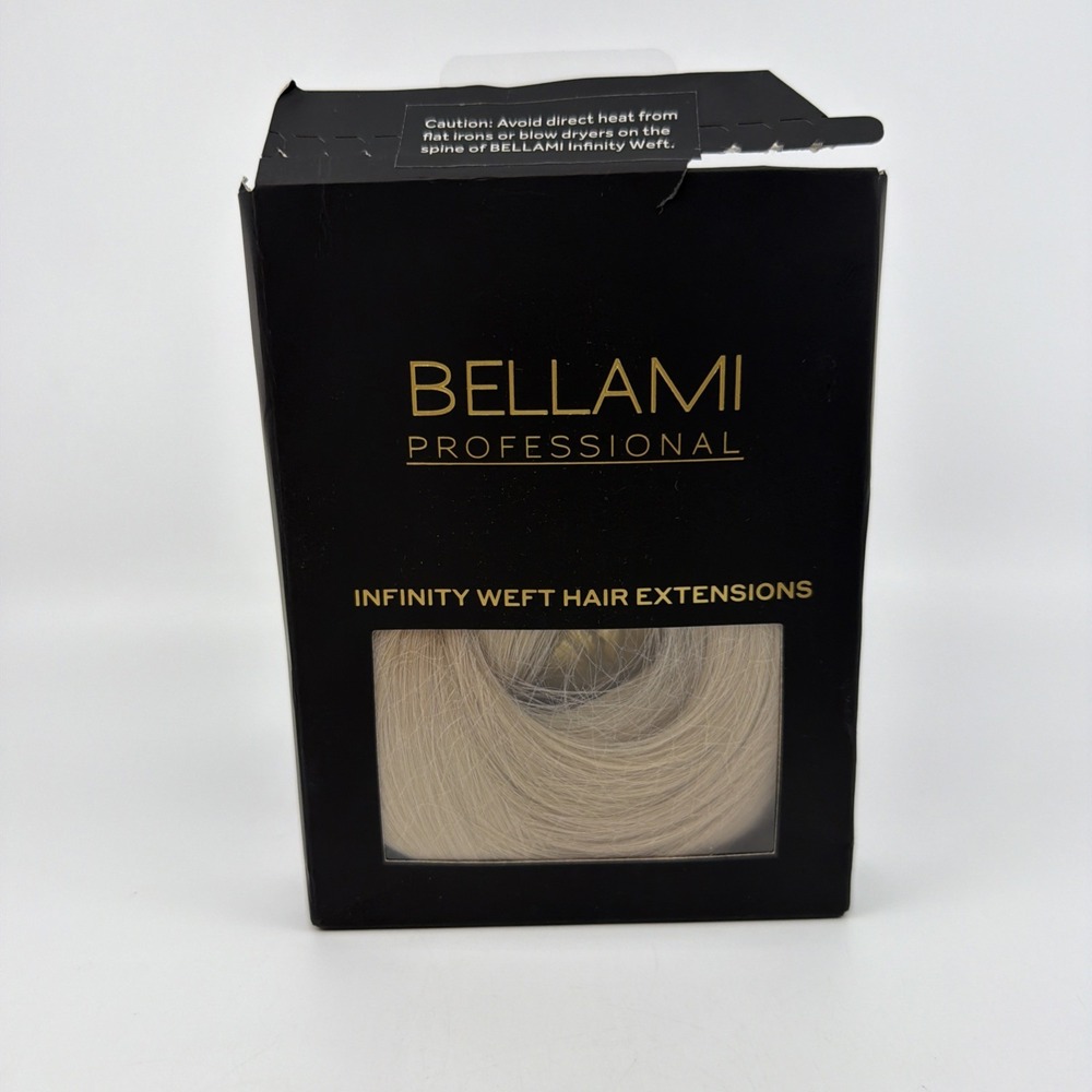 Bellami Infinity Weft 20" Pure Platinum N #88 Factory Bound Human Hair Extension